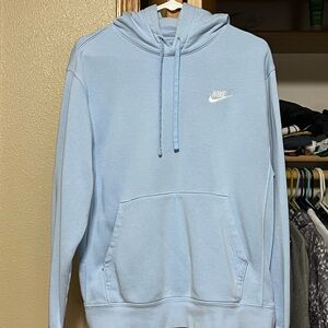 Nike Blue Sweatshirt Classic Swoosh Design